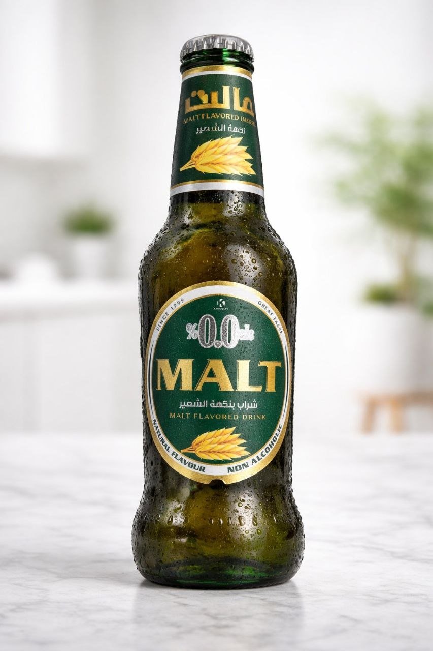 Malt 0.0% Non-Alcoholic Malt Drink Glass Bottle 330ml