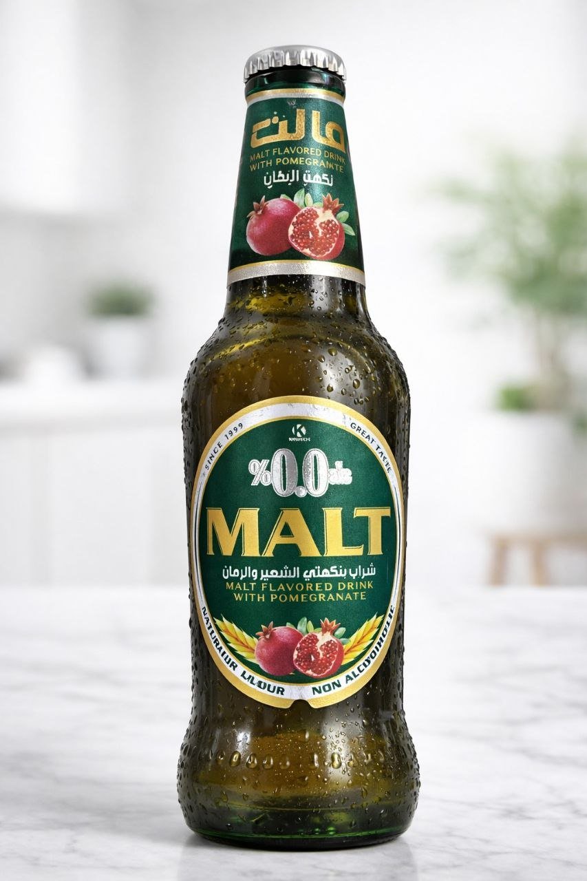 Malt 0.0% Pomegranate Non-Alcoholic Malt Drink 330ml