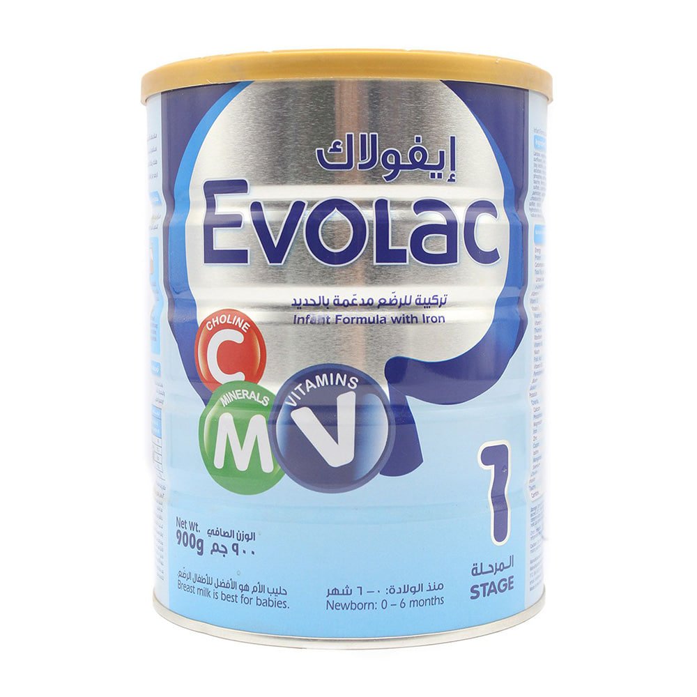 حليب إيفولاك المرحلة ١ (٩٠٠غ)