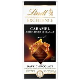 Lindt Excellence Caramel with a Touch of Sea Salt Dark Chocolate100g